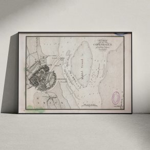 Slaget om Kbenhavn 1801 - Historisk bykort