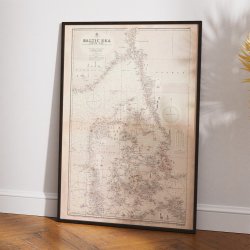 Det Baltiske Hav 1862 - Skort