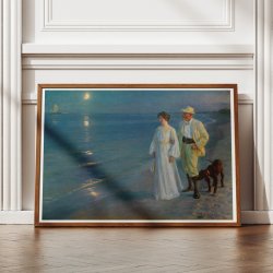 Skagen strand 1899 - Kryer plakat