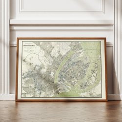 Kbenhavns Grundvand 1882 - Oversigtskort