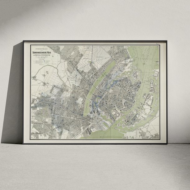 Kbenhavns Grundvand 1882 - Oversigtskort