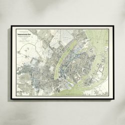 Kbenhavns Grundvand 1882 - Oversigtskort