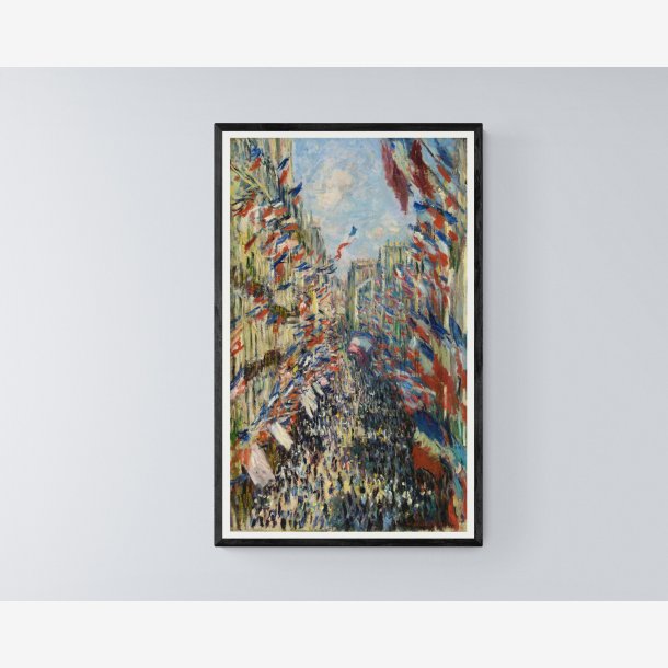 Rue Montorgueil 1878 - Kunstplakat - 4370 cm