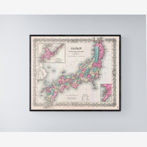 Japan 1855 - Kort - 6050 cm