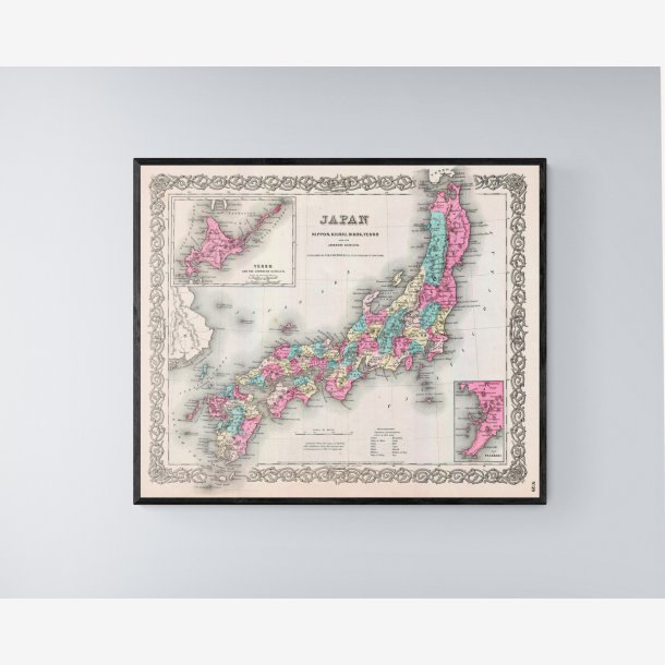 Japan 1855 - Kort - 6050 cm