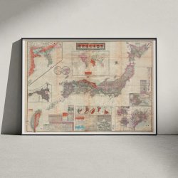 Imperial Japan 1895 - verdenskort