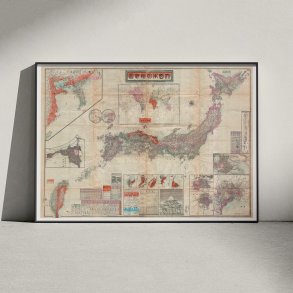 Imperial Japan 1895 - verdenskort