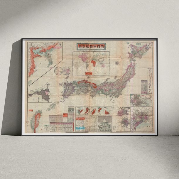 Imperial Japan 1895 - verdenskort