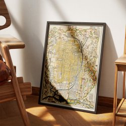 Kyoto, Japan 1696 - Bykort