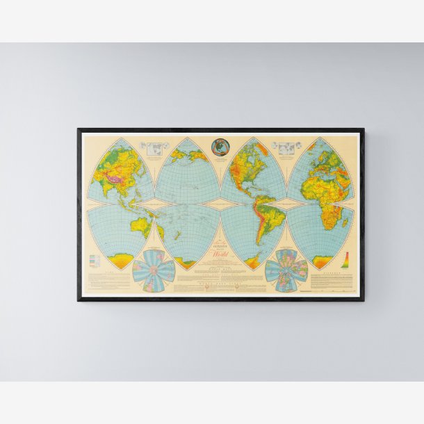 Octovue verdenskort 1943 - 8550 cm