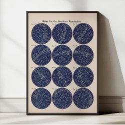 Atlas of the Heavens 1884 - Astronomi