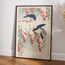 Fluesnappere 1925 - Fugleplakat