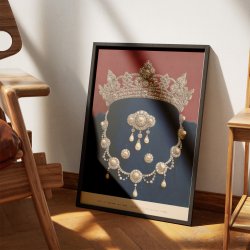 Juveler - Kongeligt bryllup 1863 - Historisk tryk