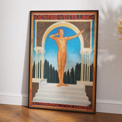 Den Frie Udstilling 1910 - Kunstplakat