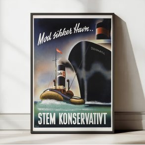 Mod sikker havn - Konservativ valgplakat