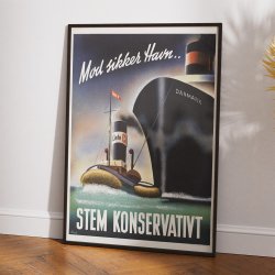 Mod sikker havn - Konservativ valgplakat