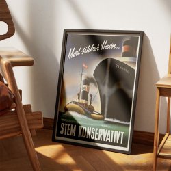 Mod sikker havn - Konservativ valgplakat