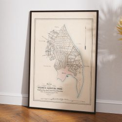 Nykbing Mors 1870 - Matrikel- &amp; bykort