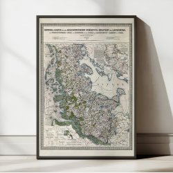 Schleswig og Holstein 1858 - Postkort