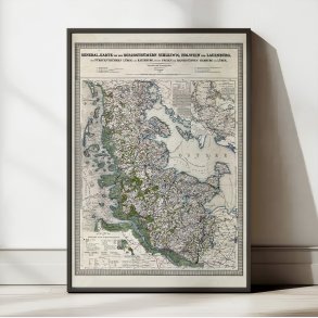 Schleswig og Holstein 1858 - Postkort