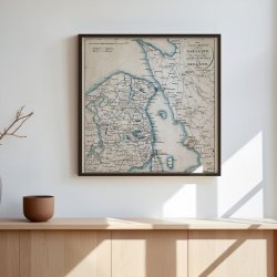 Nordstlige Sjlland 1840 - Topografisk kort