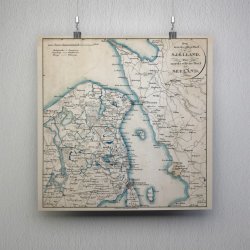 Nordstlige Sjlland 1840 - Topografisk kort