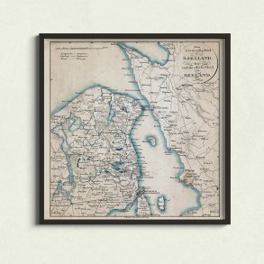 Nordstlige Sjlland 1840 - Topografisk kort