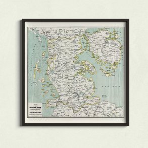 Schleswig, Fyn og Jylland 1864 - Kort