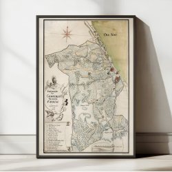 Kronborg Gevrfabrik 1764 - Grundplan