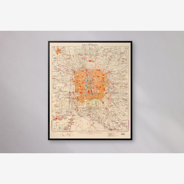 Peking 1907 - Bykort