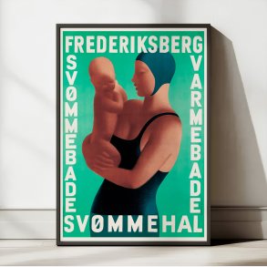 Frederiksberg Svmmehal - Reklameplakat