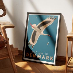 Stork - Meet You in Denmark - Turistplakat