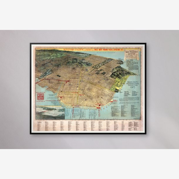 Panama-Pacific Exposition 1914 - Verdensudstillingskort