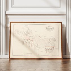 Hjrring Sogn 1870 - Matrikelkort