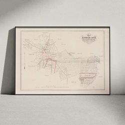 Hjrring Sogn 1870 - Matrikelkort