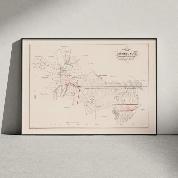 Hjrring Sogn 1870 - Matrikelkort