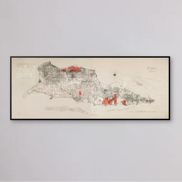 St. Croix 1799 - S�kort