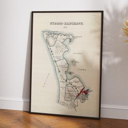 Nyborg &amp; Slipshavn 1883 - Kommunikationskort