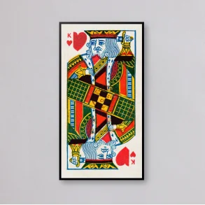 King of Hearts 1888 - Illustrationsplakat