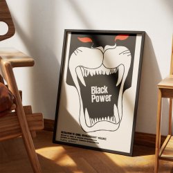 Black Power 1968 - Politisk plakat