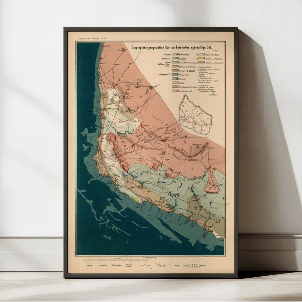 Bornholm 1869 - Den Sydvestlige Del