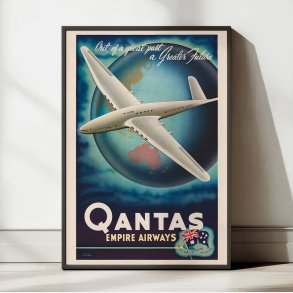 Qantas Empire Future 1938 - Reklameplakat
