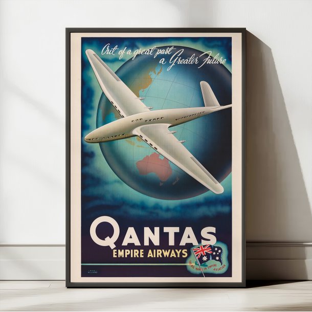 Qantas Empire Future 1938 - Reklameplakat
