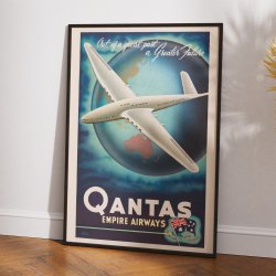 Qantas Empire Future 1938 - Reklameplakat