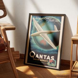 Qantas Empire Future 1938 - Reklameplakat