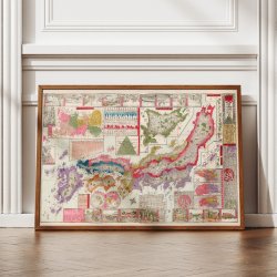 Greater Japan Map 1886 - Oversigtskort