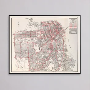 San Francisco County 1935 - Bykort