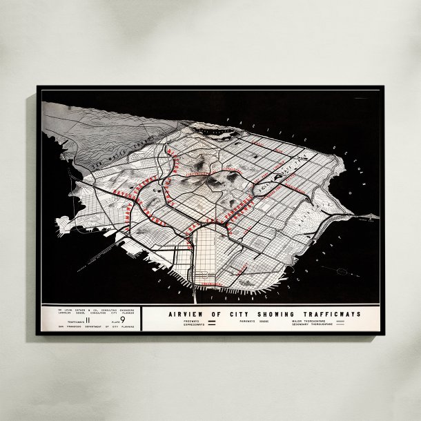 San Francisco Trafficways 1948 - Byplanl�gning