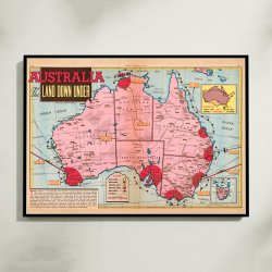 Australia Land Down Under 1942 - Milit�rkort