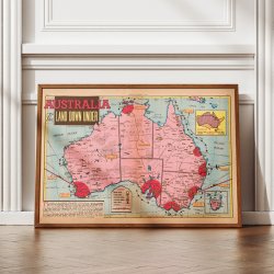 Australia Land Down Under 1942 - Milit�rkort